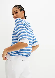 Pletené triko, polodlouhý rukáv, bonprix