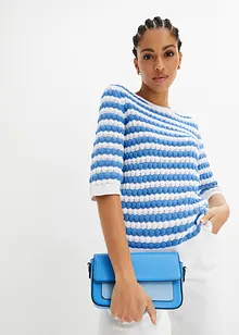 Pletené triko, polodlouhý rukáv, bonprix