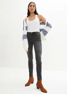 Slim Fit high Waist džíny se zeštíhlujícím efektem, bonprix