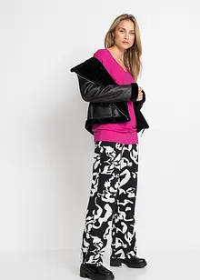 Oversize triko ze splývavé viskózy, bonprix