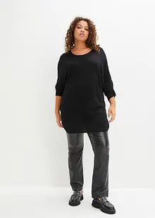 Svetr z jemného úpletu s 3/4 rukávem, bonprix