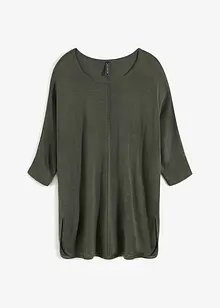 Svetr z jemného úpletu s 3/4 rukávem, bonprix