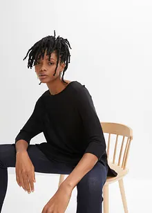 Svetr z jemného úpletu s 3/4 rukávem, bonprix