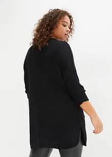 Svetr z jemného úpletu s 3/4 rukávem, bonprix