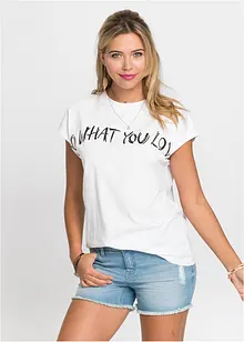 Oversize tričko z čisté bavlny, bonprix