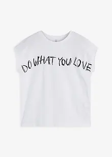 Oversize tričko z čisté bavlny, bonprix