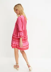 Tunikové šaty ze splývavé viskózy, bonprix