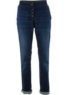 Džíny Boyfriend, Mid Waist, s pohodlnou pasovkou, bonprix