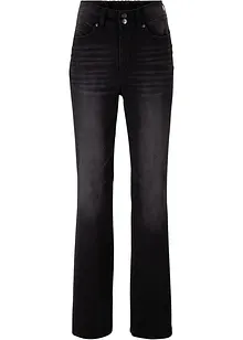 Džíny Bootcut, Mid Waist, tvarující, bonprix