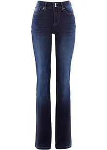 Džíny Bootcut, Mid Waist, tvarující, bonprix