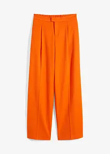 Široké kalhoty se sklady v pase, bonprix