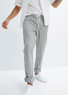 Strečové kalhoty bez zapínání,  Regular Fit, Straight, bonprix