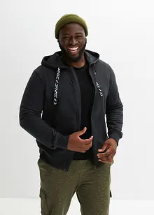 Rozepínací mikina s kapucí, z čisté organické bavlny, bonprix