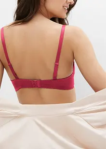 Push-up podprsenka s jemnou krajkou (3 ks v balení), bonprix