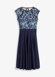 Midi šaty s krajkou, bonprix