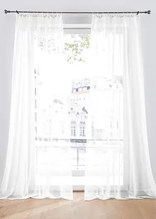 Záclona z lehkého voálu (2 ks v balení), bonprix