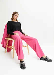 Tričko s dlouhým rukávem z měkké směsi s viskózou, bonprix