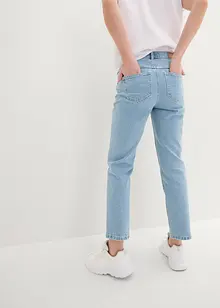 Džíny Straight Mid Waist, Cropped, bonprix