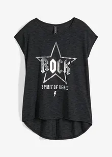 Dlouhé tričko z měkké viskózové směsi, bonprix