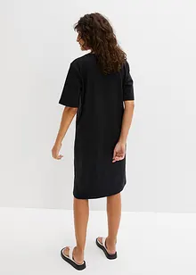 Úpletové oversize šaty z čisté bavlny (2 ks v balení), bonprix