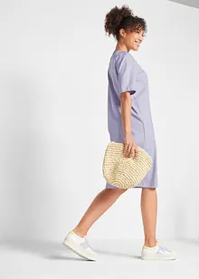 Úpletové oversize šaty z čisté bavlny (2 ks v balení), bonprix