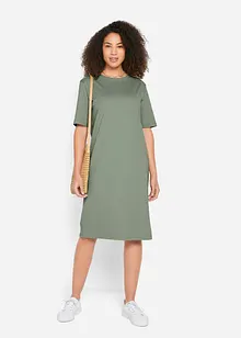 Úpletové oversize šaty z čisté bavlny (2 ks v balení), bonprix