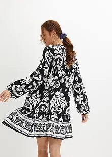 Tunikové šaty ze splývavé viskózy, bonprix