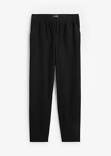 Kalhoty ze směsi bavlny a lnu, High Waist, bonprix