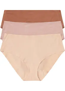 Bezešvé bokové kalhotky Feel Comfort (3 ks v balení), bonprix