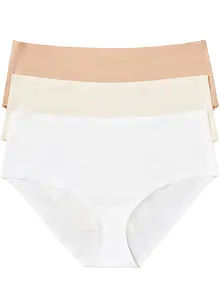 Bezešvé bokové kalhotky Feel Comfort (3 ks v balení), bonprix