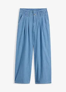 Džíny Wide Leg, Low Waist, nízký podíl streče, bonprix