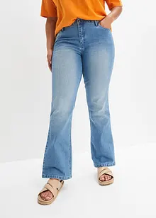 Strečové džíny do zvonu, Mid Waist, bonprix