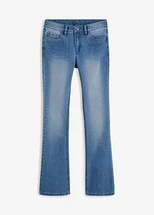 Strečové džíny do zvonu, Mid Waist, bonprix