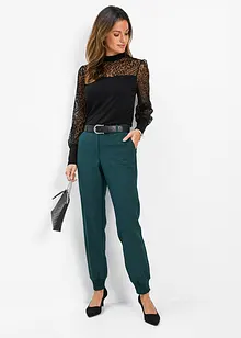 Triko s dlouhým rukávem, z měkké viskózové směsi, bonprix