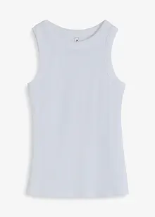 Žebrovaný top z čisté organické bavlny, bonprix