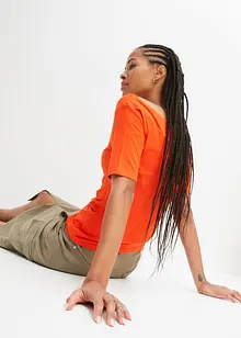 Triko Carmen z viskózové směsi, bonprix