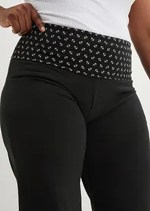 Úpletové kalhoty Culotte s pohodlnou pasovkou, bonprix