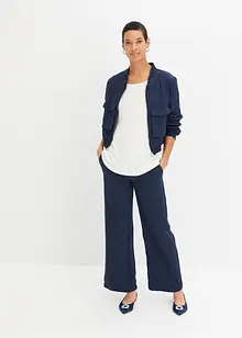 Tričko s kulatým výstřihem, z měkké viskózy, bonprix