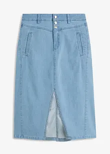 Džínová sukně se strečem, Mid Waist, John Baner JEANSWEAR