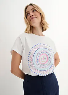 Triko s potiskem Mandala, bonprix