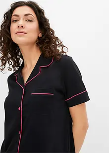 Krátké pyžamo s knoflíkovou légou, bonprix