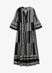 Dlouhé šaty ze splývavé viskózy, bonprix