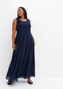 Dlouhé šaty s krajkou, bonprix