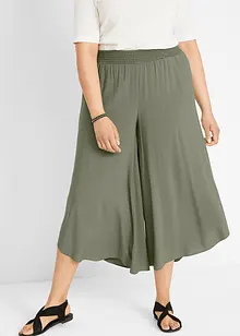 Kalhoty Culotte, délka k lýtkům, z udržitelné viskózy, bonprix