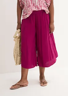 Kalhoty Culotte, délka k lýtkům, z udržitelné viskózy, bonprix