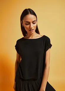 Oversize tričko ze splývavé viskózy, bonprix