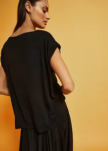 Oversize tričko ze splývavé viskózy, bonprix
