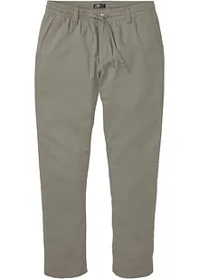 Chino kalhoty s podílem lnu, Regular Fit Straight, bonprix