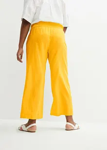 Marlene kalhoty ze vzdušné lněné směsi, bonprix