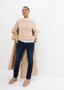 Džíny Boyfriend, Mid Waist, s pohodlnou pasovkou, bonprix
